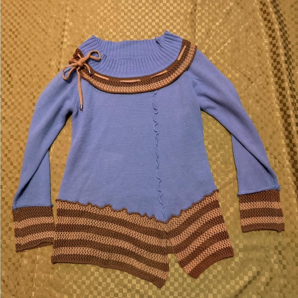 Vintage Asymmetrical knit sweater